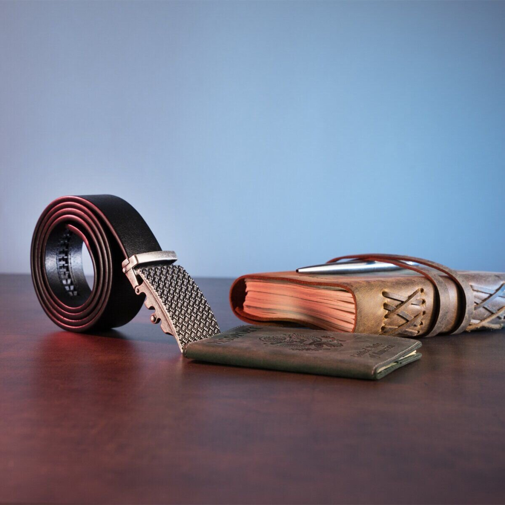 Ремінь Vintage З автоматичною пряжкою Чорний (20212) - зображення 8