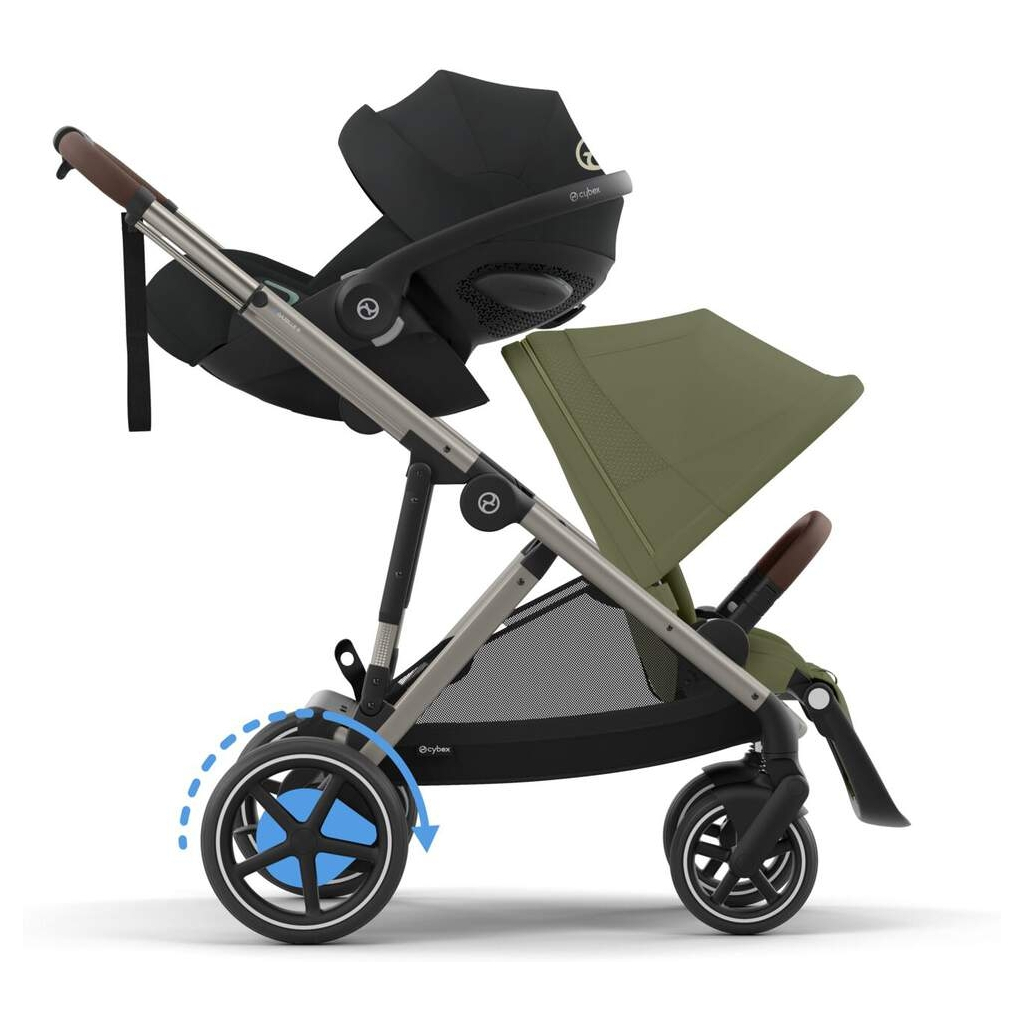 Коляска Cybex eGazelle S TPE Moss Green khaki (525000169) - зображення 8