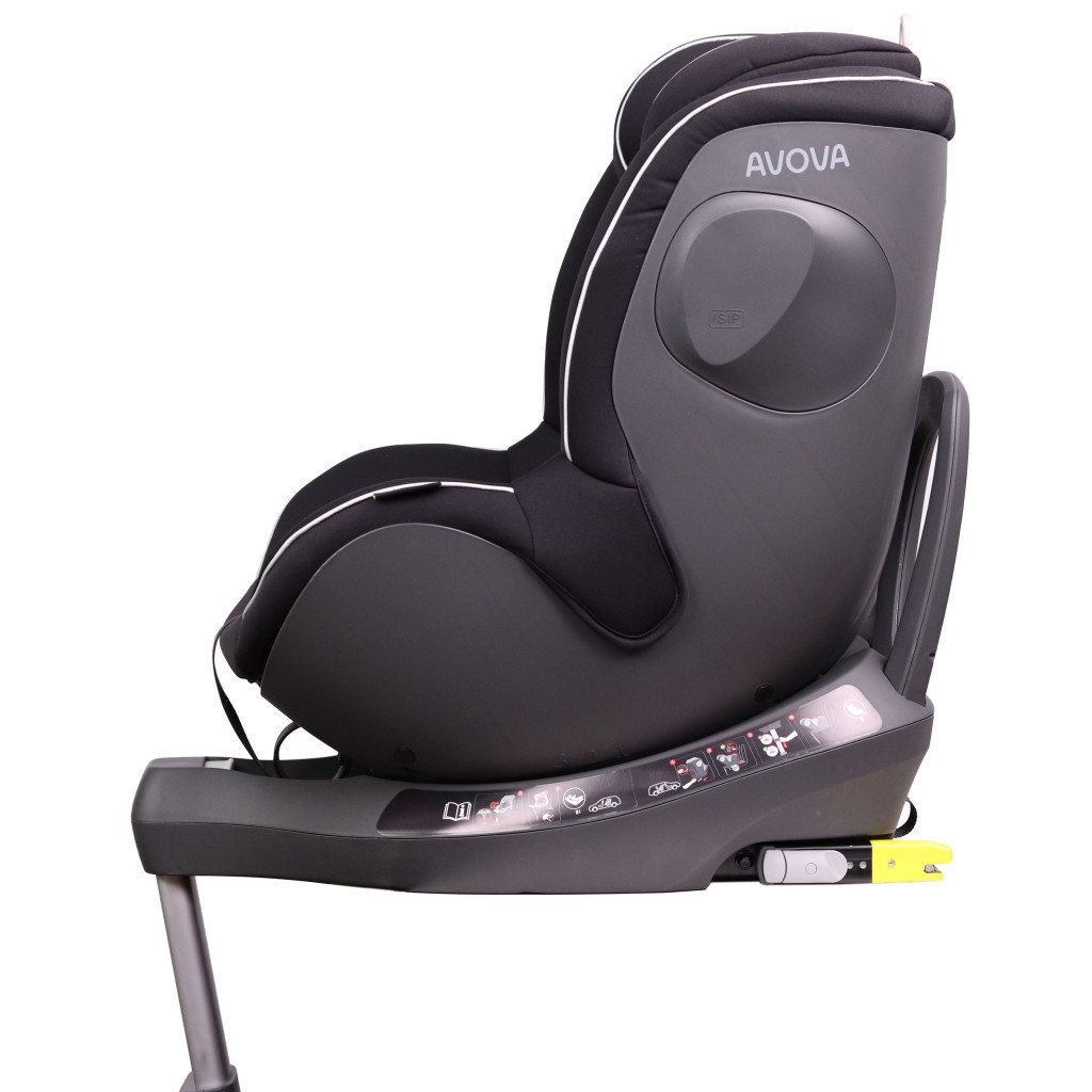 Автокрісло Avova Sperber-Fix i-Size 0-1 Pearl Black (4260621465015) - зображення 4
