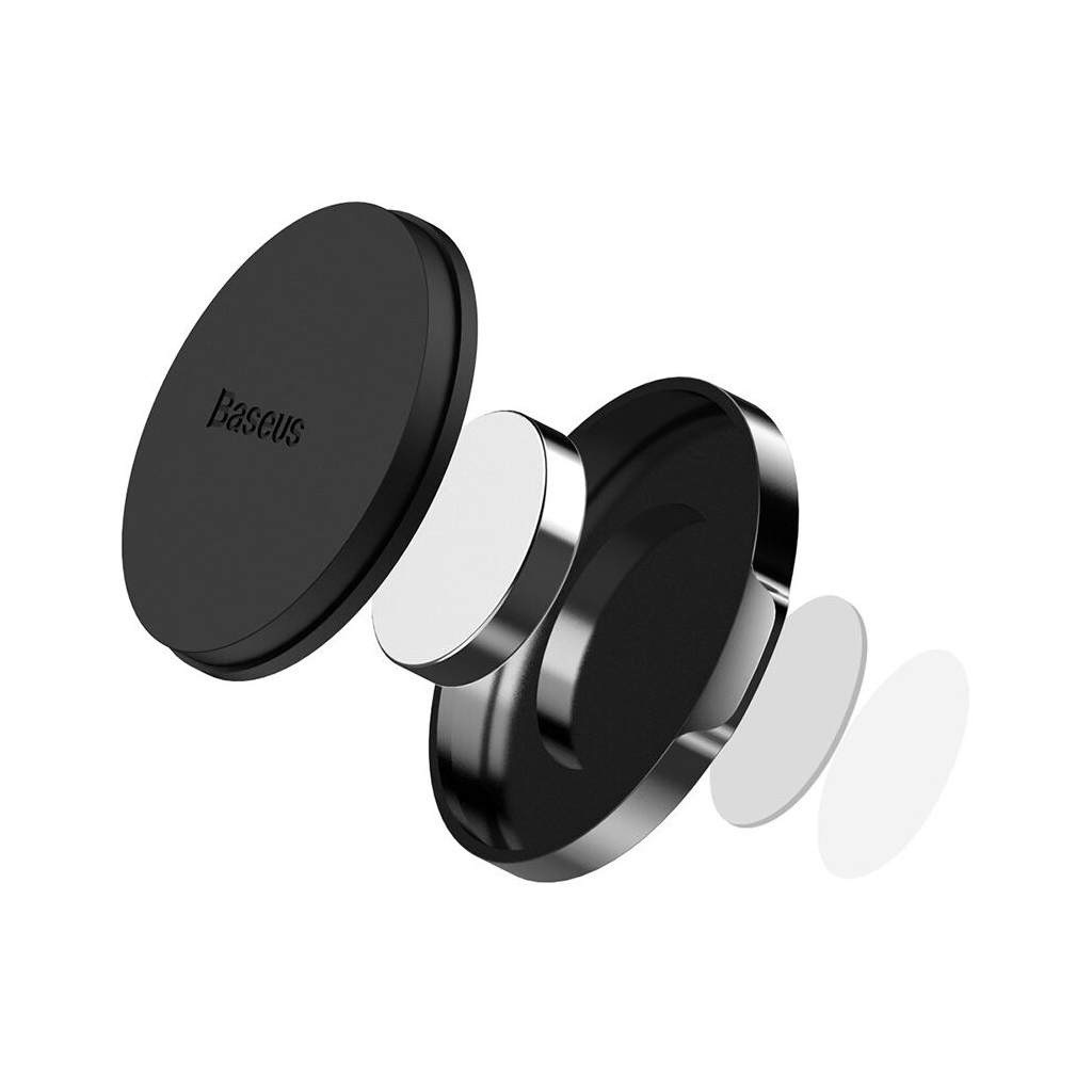 Універсальний автотримач Baseus Small ears series Magnetic suction bracket (Flat type) black (SUER-C01) - изображение 5