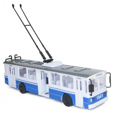 Спецтехніка Технопарк ТРОЛЛЕЙБУС BIG свет, озвуч. укр. яз. (SB-17-17WB) - зображення 2