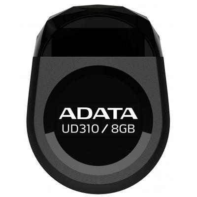 USB флеш накопичувач ADATA 8GB DashDrive Durable UD310 Black USB 2.0 (AUD310-8G-RBK) - зображення 1