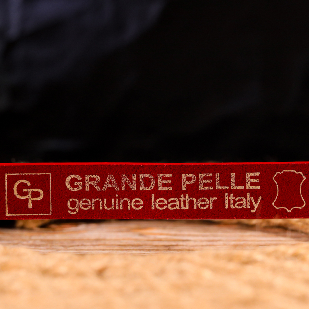 Ремінь Grande Pelle Жіночий з натуральної шкіри Червоний (21445) - зображення 9