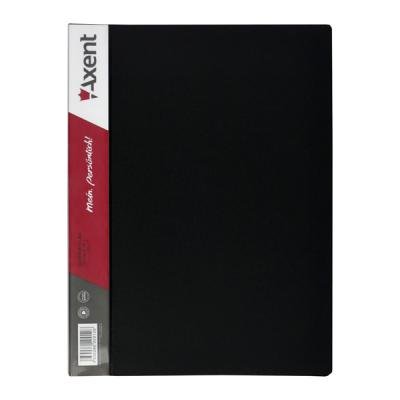 Папка з файлами Axent 20 sheet protectors, black (1020-01-А) - изображение 1