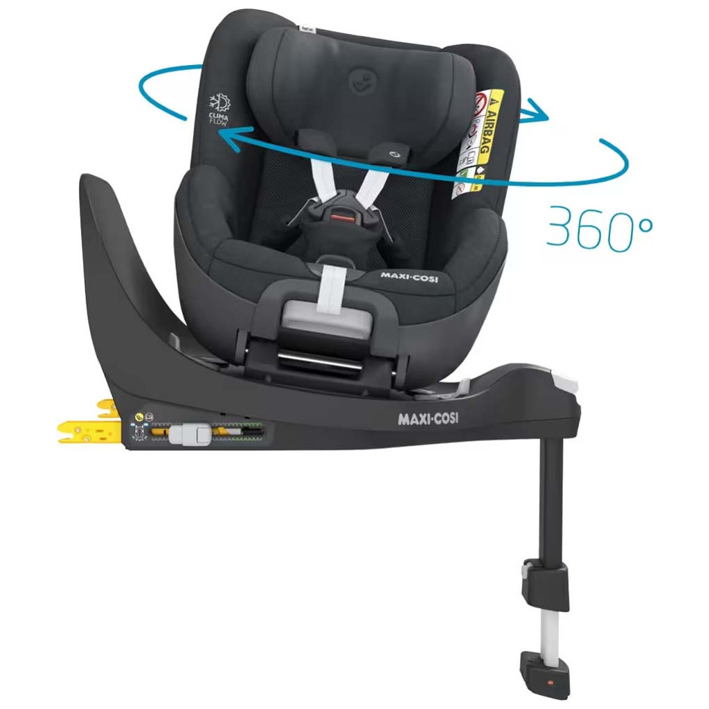 Автокрісло Maxi-Cosi Pearl 360 2 Authentic Graphite без вкладишу (8045550111) - зображення 7