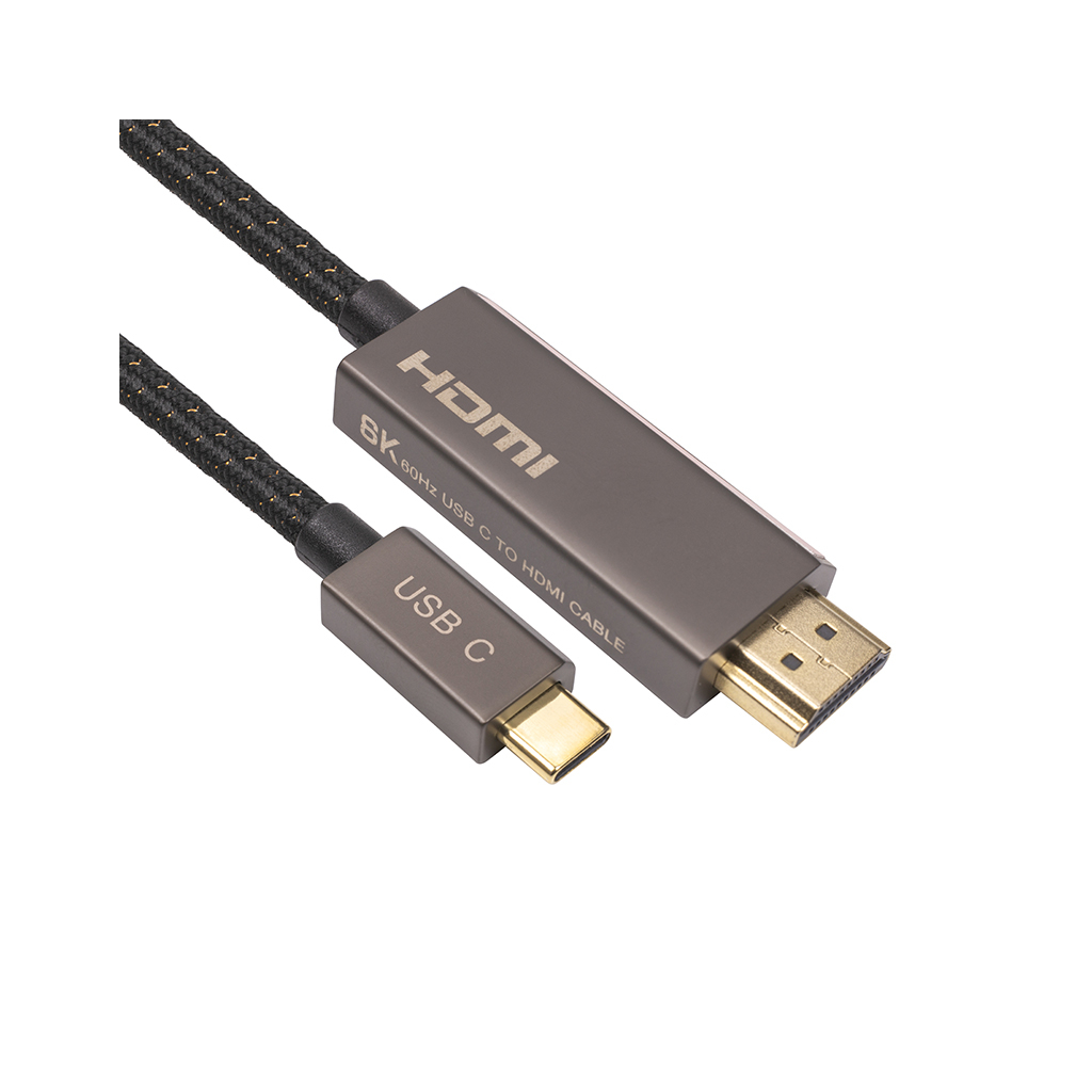 Кабель мультимедійний USB-C to HDMI 2.0m Cabletime (CA914258) - зображення 1