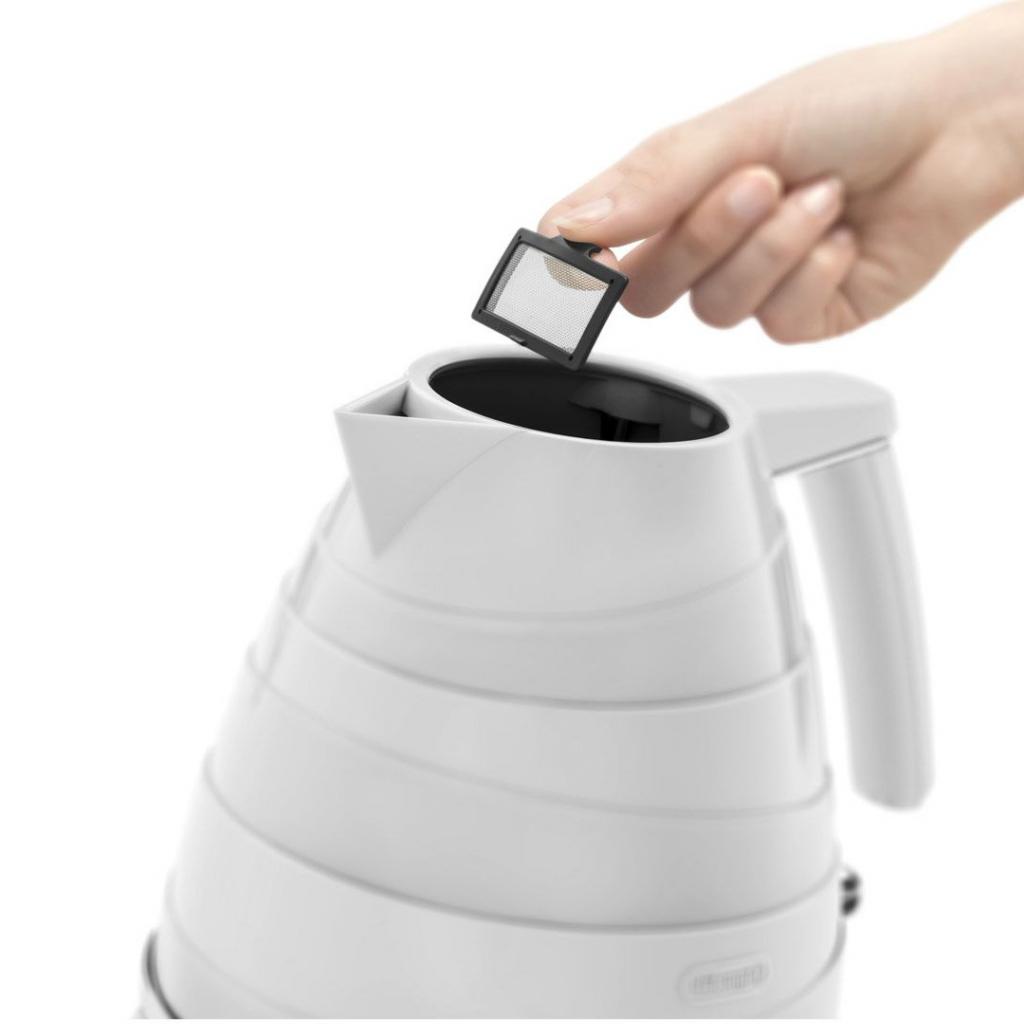 Електрочайник DeLonghi KBA2001.W - зображення 3