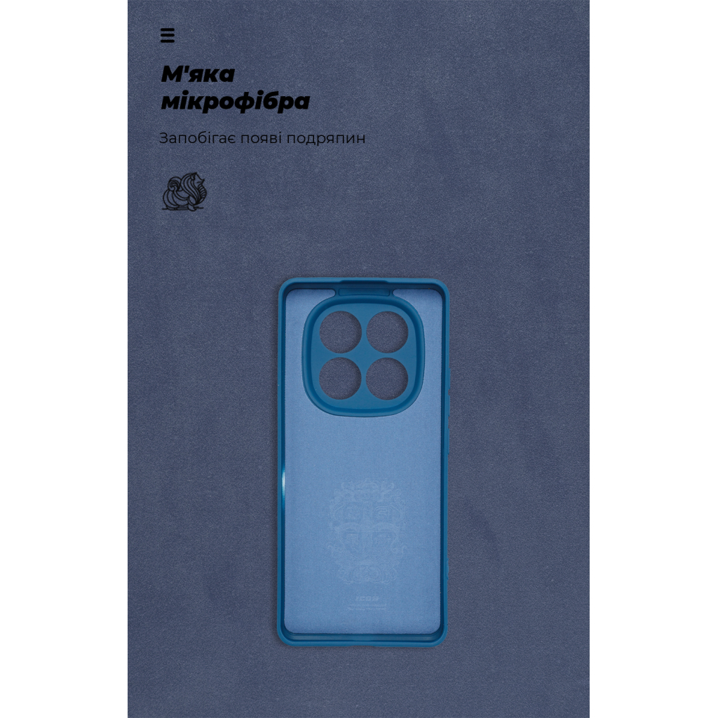 Чохол до мобільного телефона Armorstandart ICON Xiaomi Redmi Note 14 Pro 5G / Poco X7 Camera cover Dark Blue (ARM79828) - зображення 4
