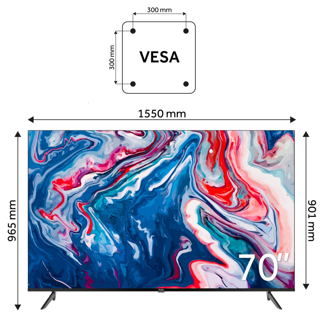 Телевізор Haier H70K801UG - зображення 7
