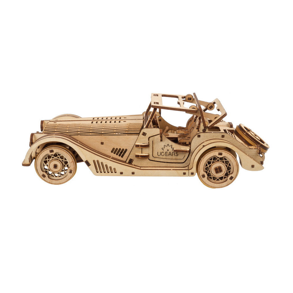 Конструктор Ugears Спорткар Спритна миша (6337473) - зображення 7