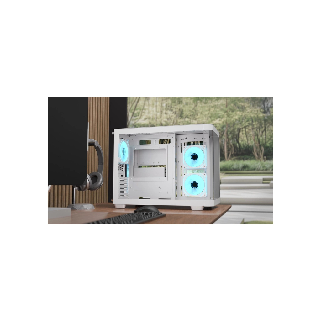 Корпус AeroCool P300C-G-WT-v1 White (ACCS-PN02033.21) - зображення 6