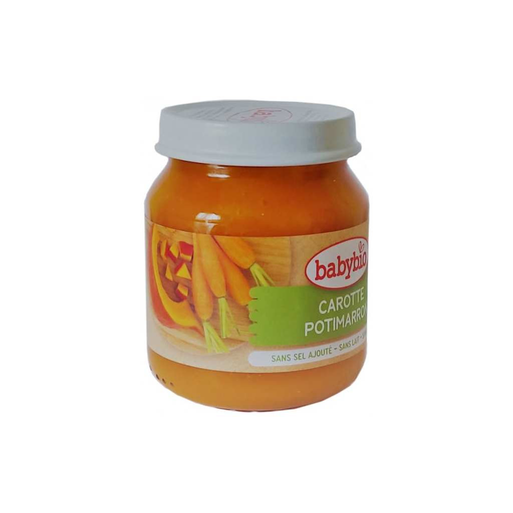 Дитяче пюре BabyBio з моркви та китайського гарбуза з 4 місяців 130 г (3288131500423) - зображення 2