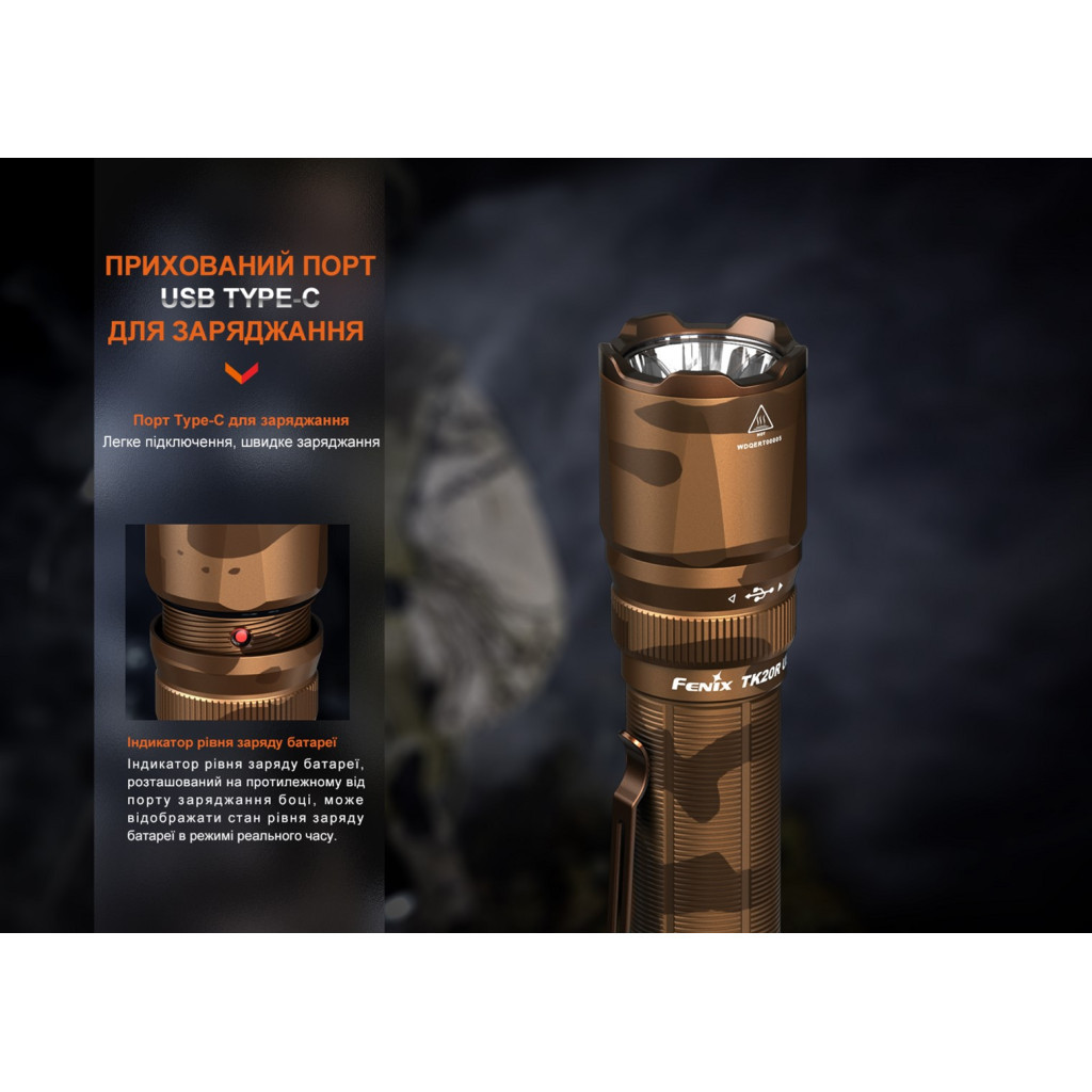 Ліхтар Fenix TK20R UE Camo (TK20RUEcamo) - зображення 10