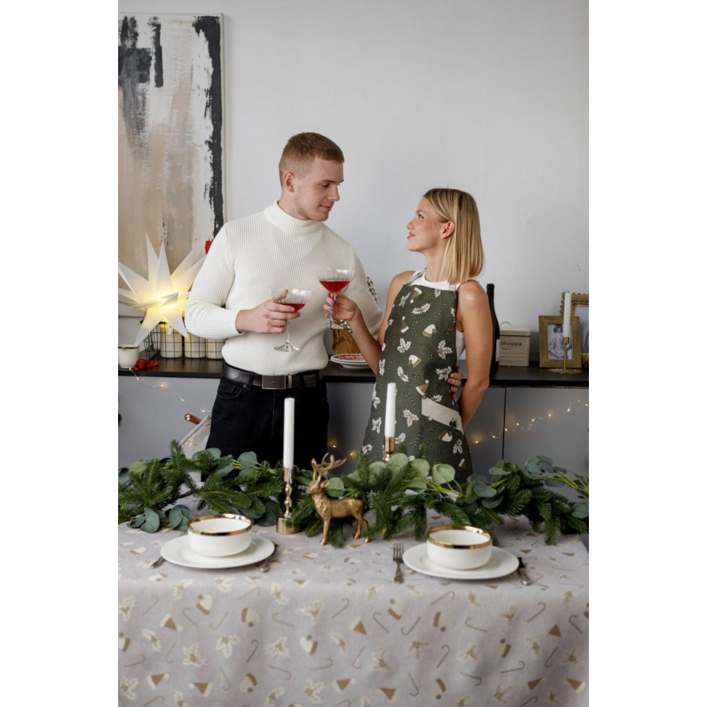 Скатертина Прованс Шапочки на бежевому 136х220 см (036560) - зображення 9