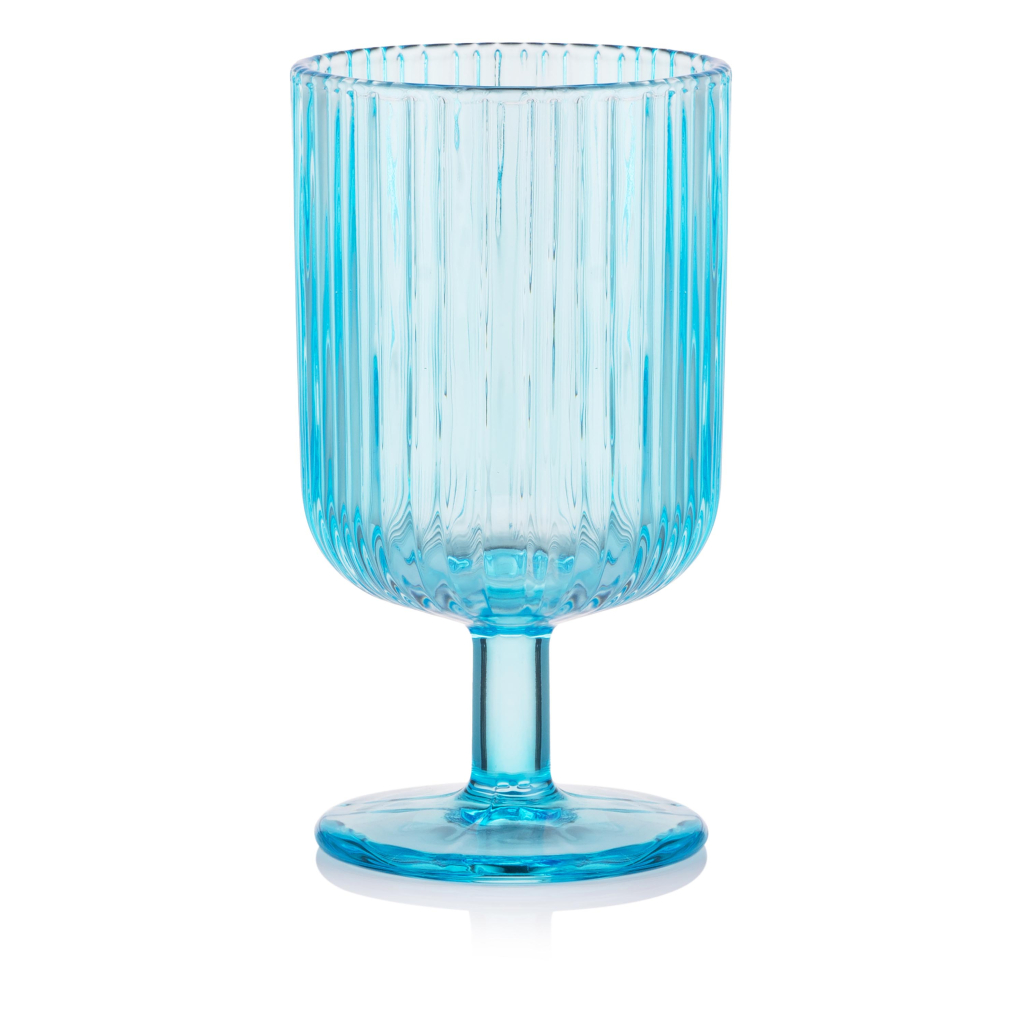 Набір келихів Ardesto 300мл, 2шт, скло, блакитний (AR2630GBL) - изображение 1