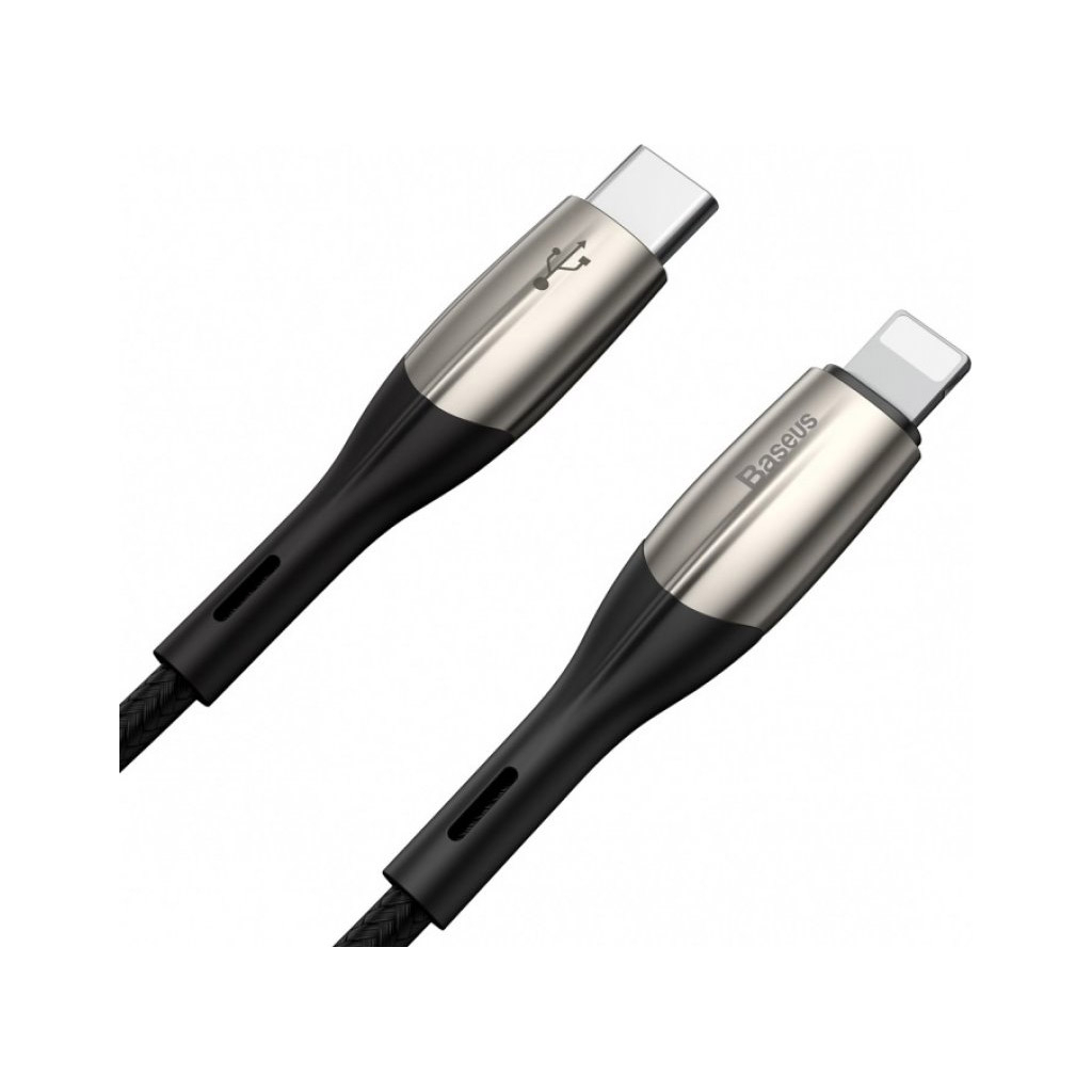 Дата кабель USB-C to Lightning 1.0m 18W black Baseus (CATLSP-01) - зображення 2