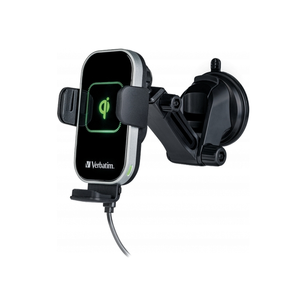 Універсальний автотримач Verbatim FWC-02 with Qi Fast Wireless Car Charger (49553) - зображення 9