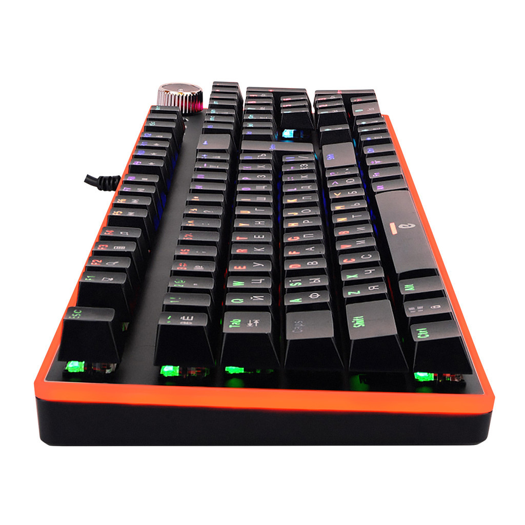 Клавіатура Ergo KB-955 Blue Switch RGB USB Black - зображення 5