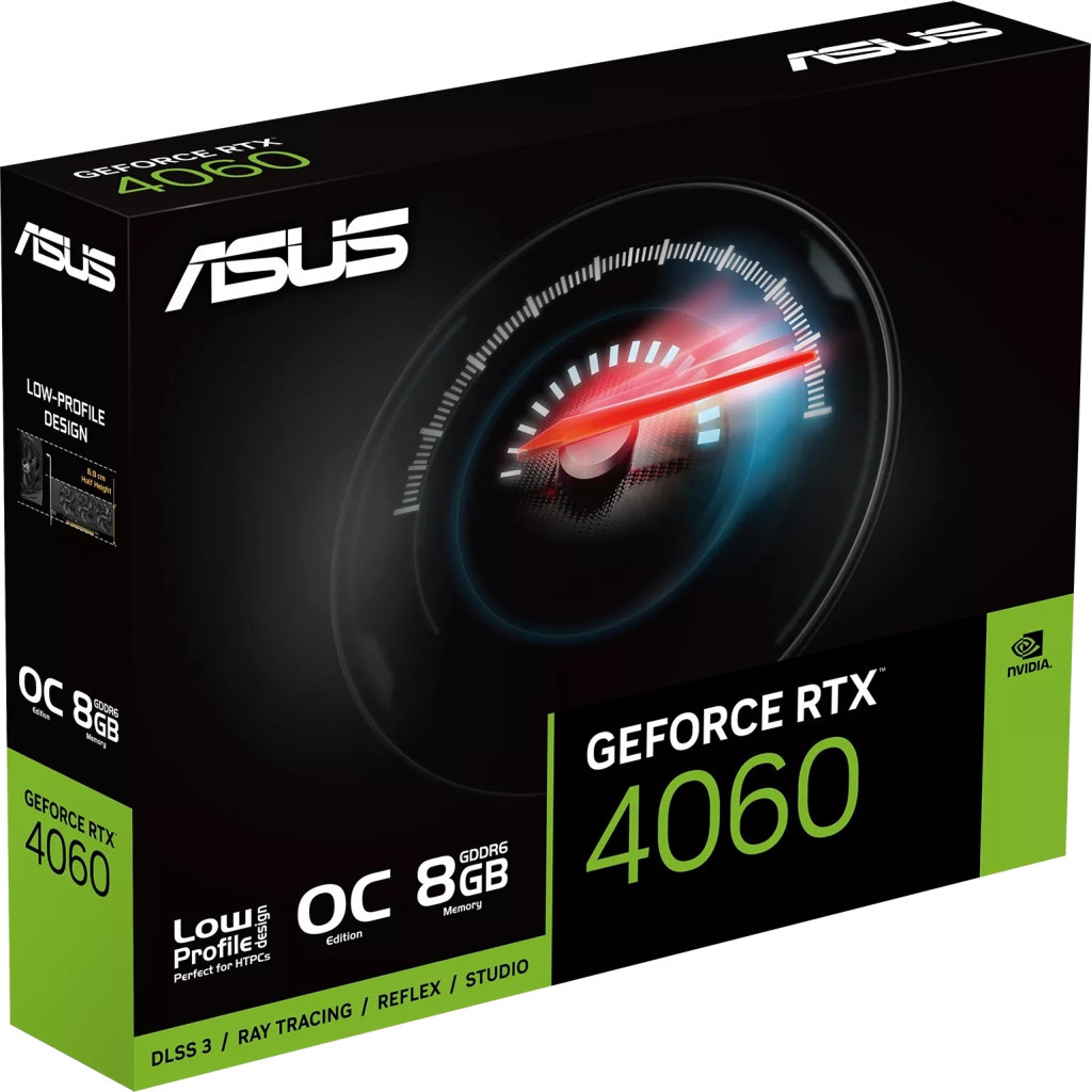 Відеокарта ASUS GeForce RTX4060 8Gb OC LP (RTX4060-O8G-LP-BRK) - зображення 6