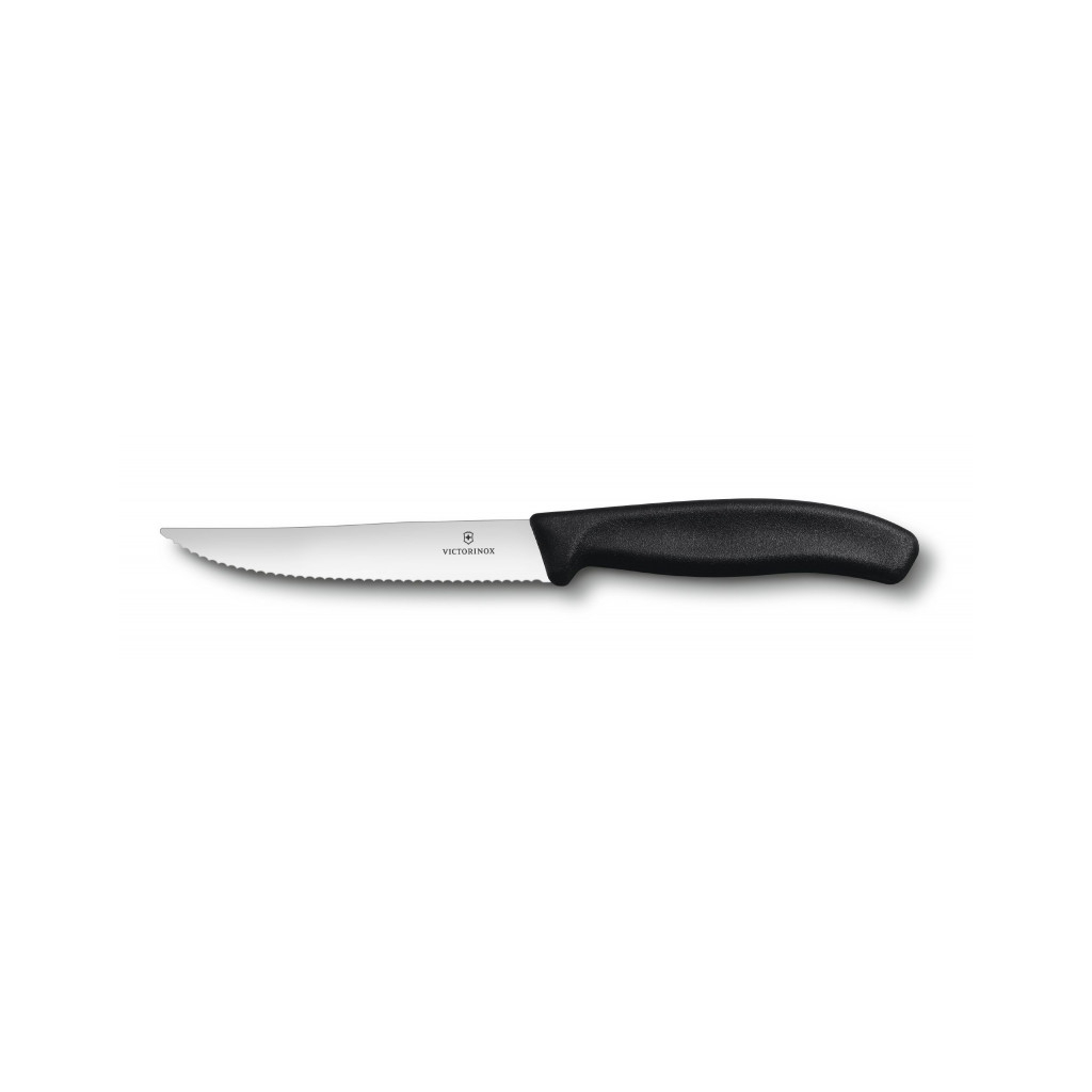 Кухонний ніж Victorinox Swiss Classic SteakPizza 12 см Serrated Black (6.7933.12) - зображення 1