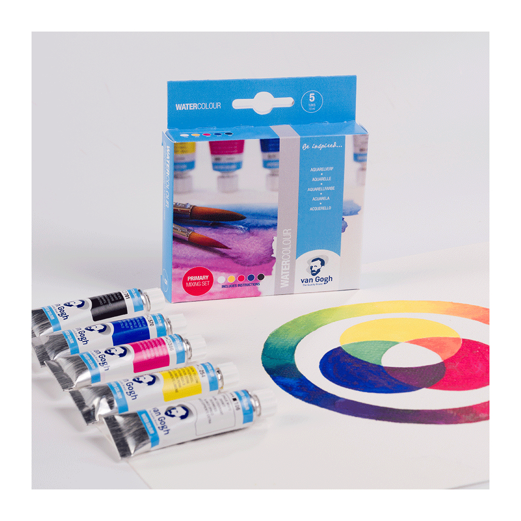 Акварельні фарби Royal Talens Van Gogh Primary 5 x 10 мл (8712079498450) - зображення 5