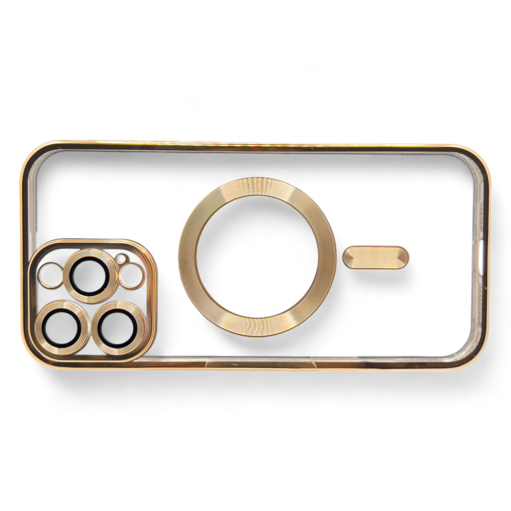 Чохол до мобільного телефона BeCover TPU Chrome Case (MagSafe) для Apple iPhone 16 Pro Gold (712081) - зображення 4