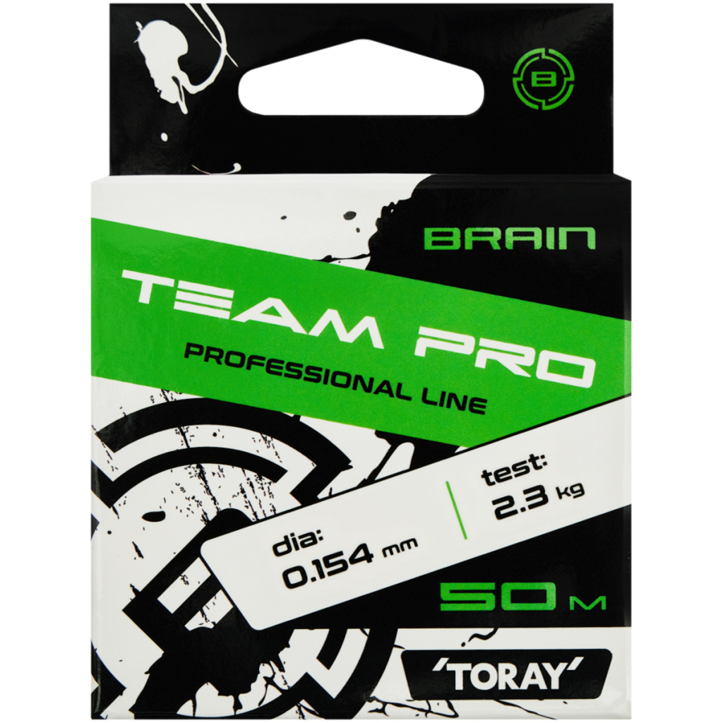 Волосінь Brain Team Pro 50m (clear) 0.154mm 2.3kg (1858.26.85) - изображение 2