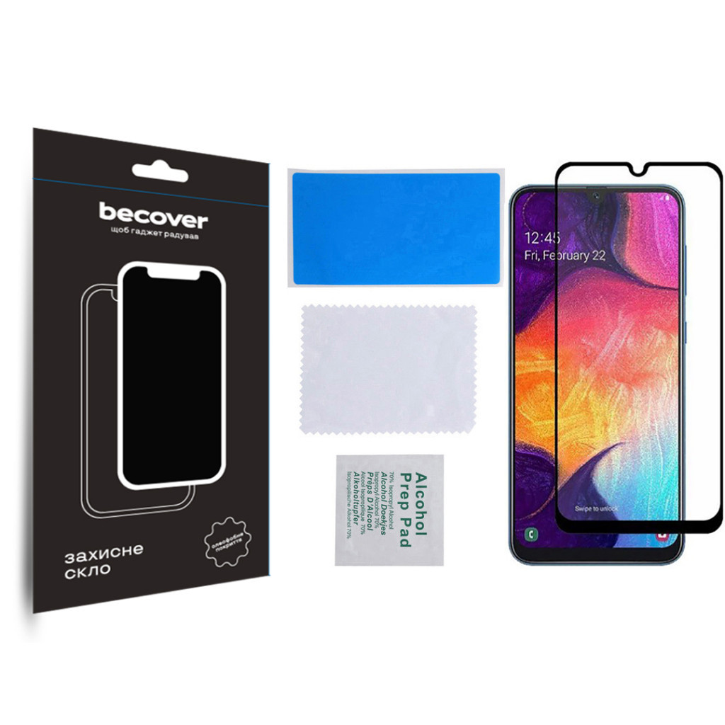 Скло захисне BeCover ZTE Blade A53 Pro Black (709756) - зображення 4