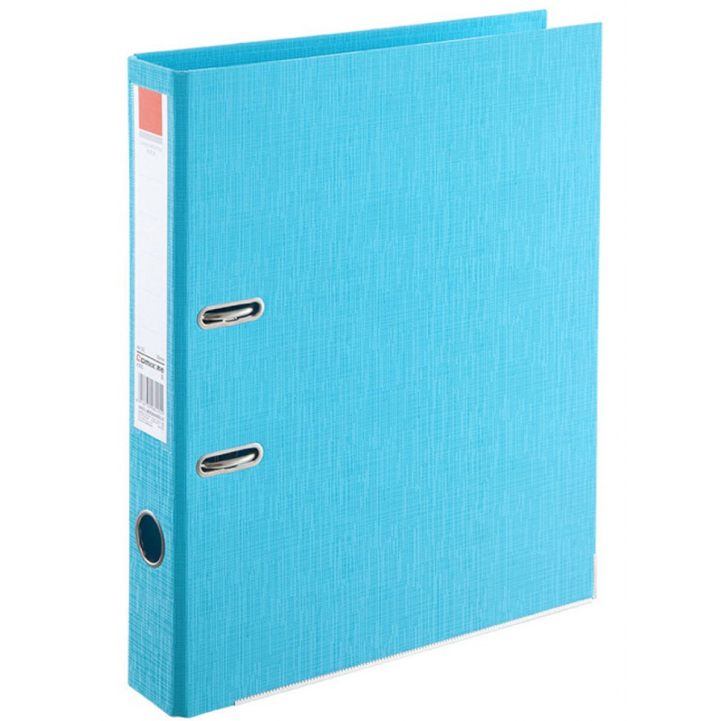 Папка - реєстратор Comix А4, 50 мм, PP, двостороння, блакитний (FOLD-COM-A305-LBL) - изображение 1