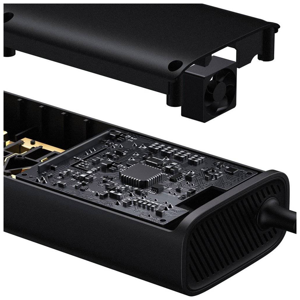 Автомобільний інвертор 12V/220V 150W In-car Inverter, USB, Type-C, 0.4m Baseus (CRNBQ-A01) - зображення 8