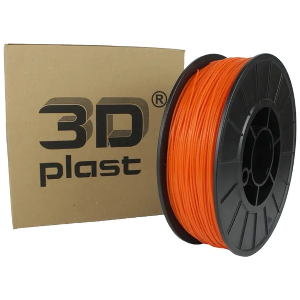 Пластик для 3D-принтера 3Dplast PLA 1.75мм, 0.85кг, orange (3DPLA17508OR) - зображення 1