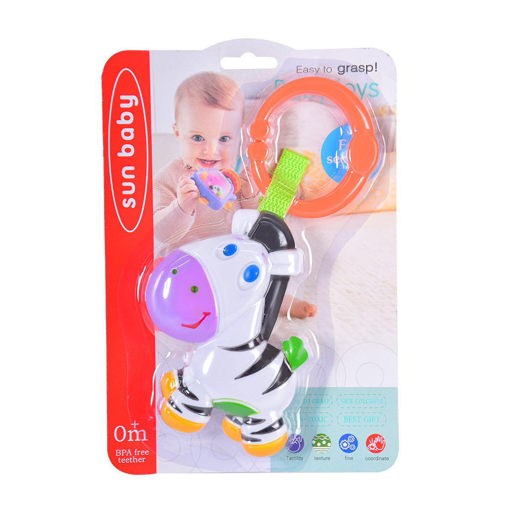 Іграшка на коляску A-Toys Зебра 18*8 см (588-10) - зображення 2