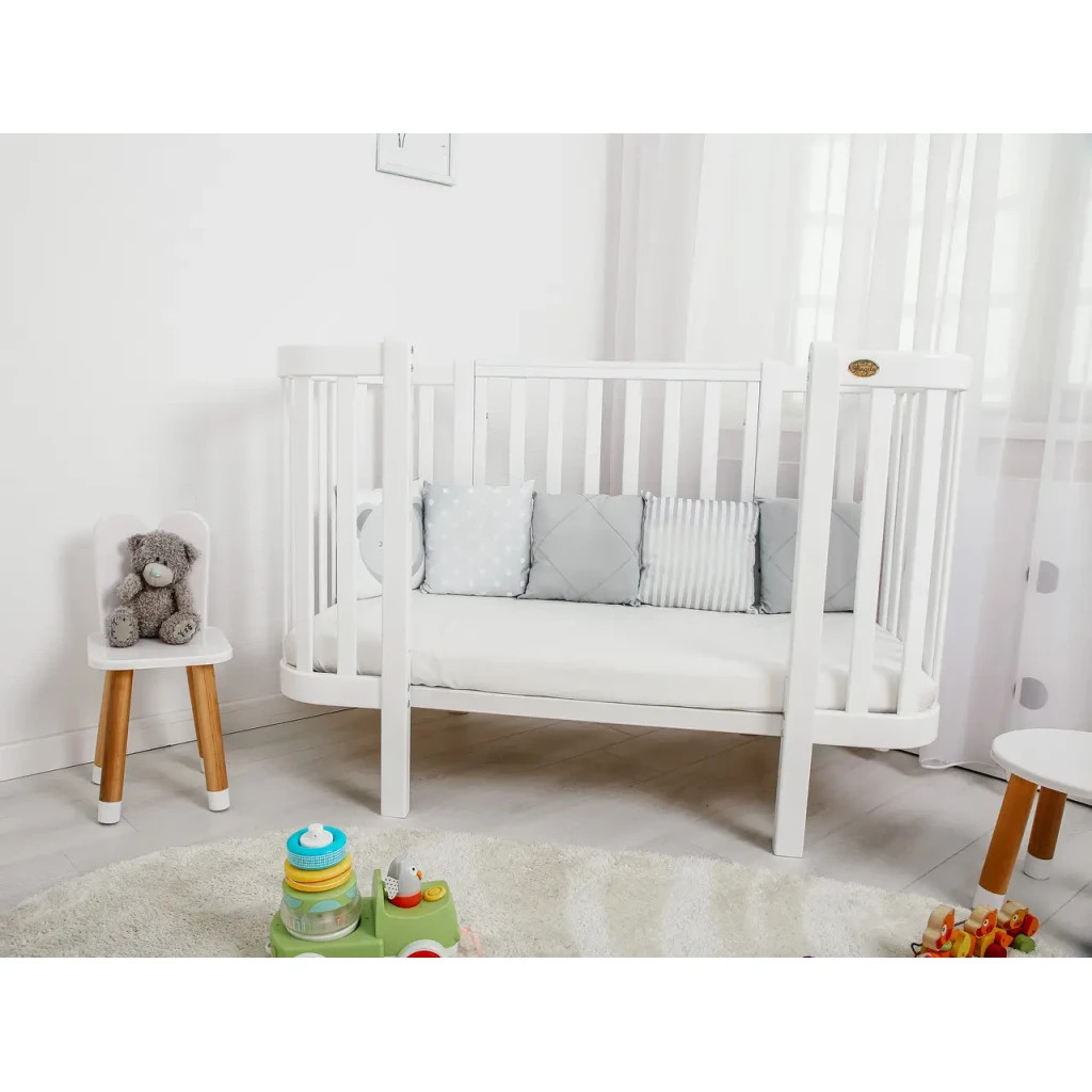 Ліжечко Angelo Magic біле (дерево) 120х60 (12002) - зображення 4