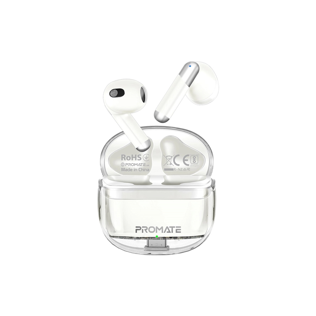 Навушники Promate TransPods White (transpods.white) - зображення 1