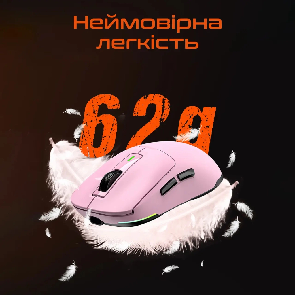 Мишка Meetion GW24 Bluetooth/Wireless/USB Yellow (MT-GW24-Y) - зображення 6