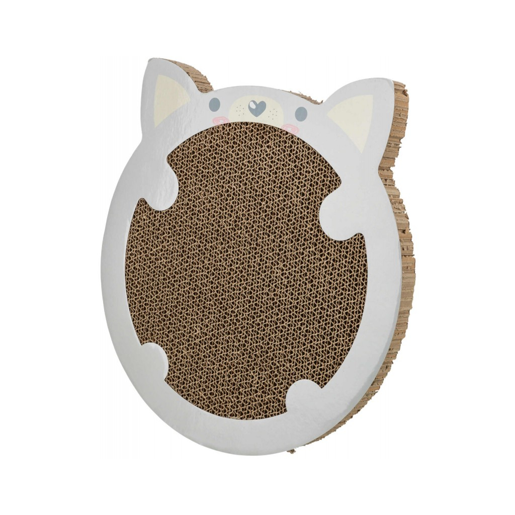 Дряпка (кігтеточка) для котів Trixie картонна в формі хомяка з котячою м'ятою (4011905480411) - зображення 3