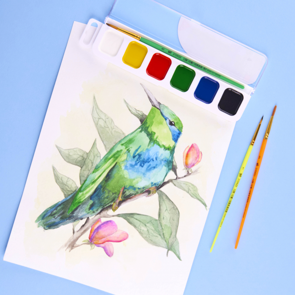 Акварельні фарби Yes Minecraft 6 кольорів медові б/п (110277) - изображение 8