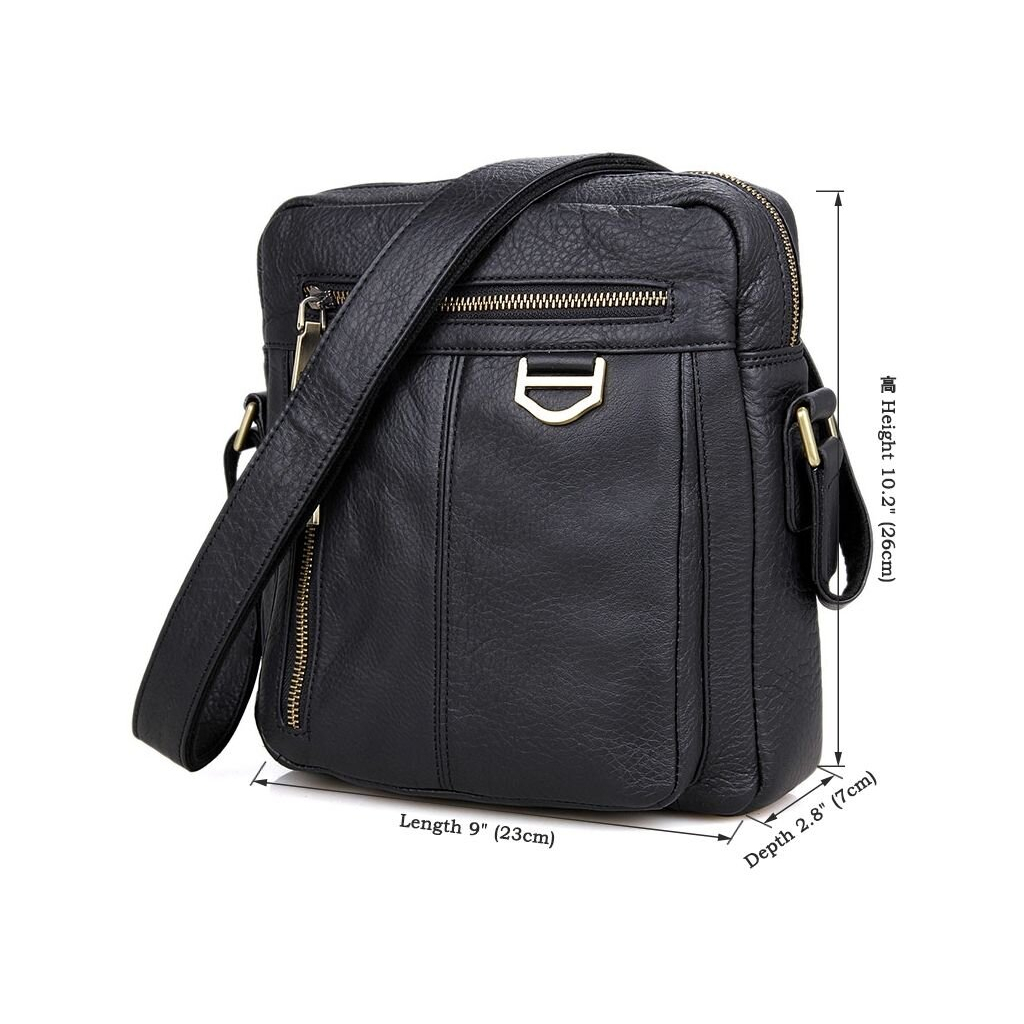 Сумка Vintage Через плече Чорна (14436) - зображення 3