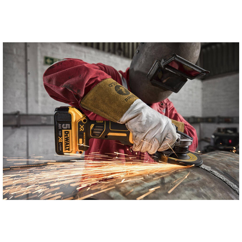 Шліфувальна машина DeWALT DCG405 18В XR Li-lon, 125 мм, 3x5Ah, кейс TSTAK (DCG405P3) - зображення 4