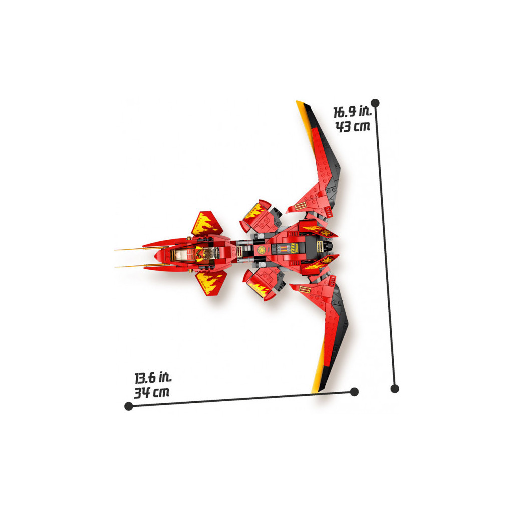 Конструктор LEGO NinjaGo Винищувач Кая 513 деталей (71704) - зображення 4