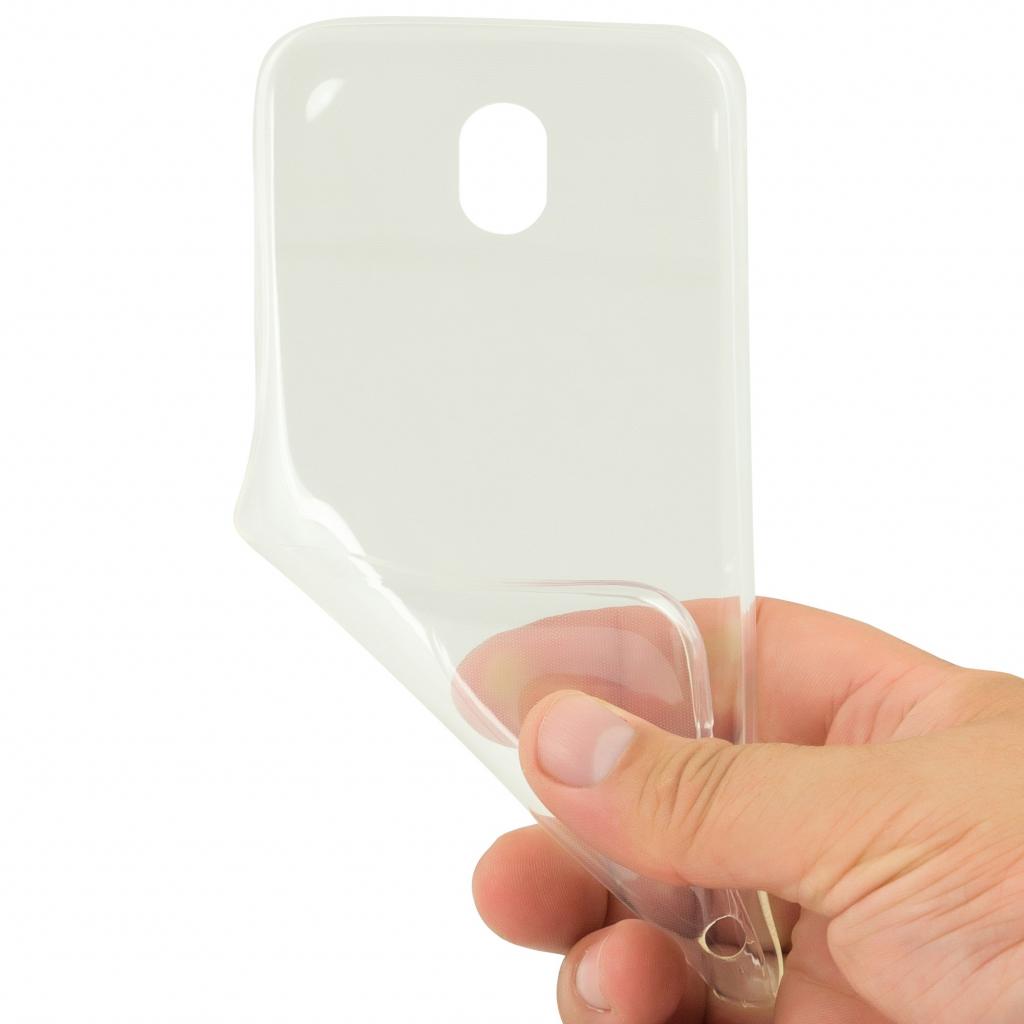 Чохол до мобільного телефона Drobak Ultra PU для Samsung Galaxy J3 (2017) (Clear) (222901) - зображення 3