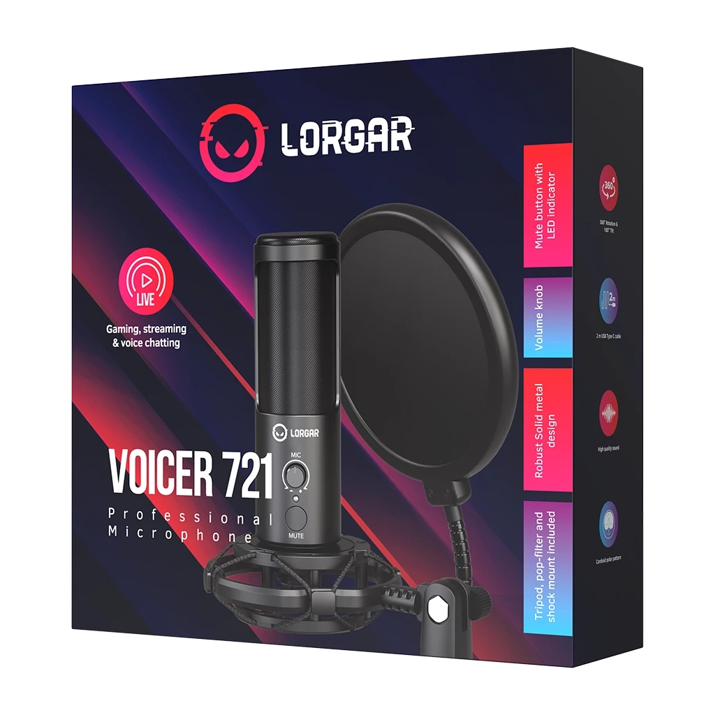 Мікрофон Lorgar Voicer 721 (LRG-CMT721) - зображення 11
