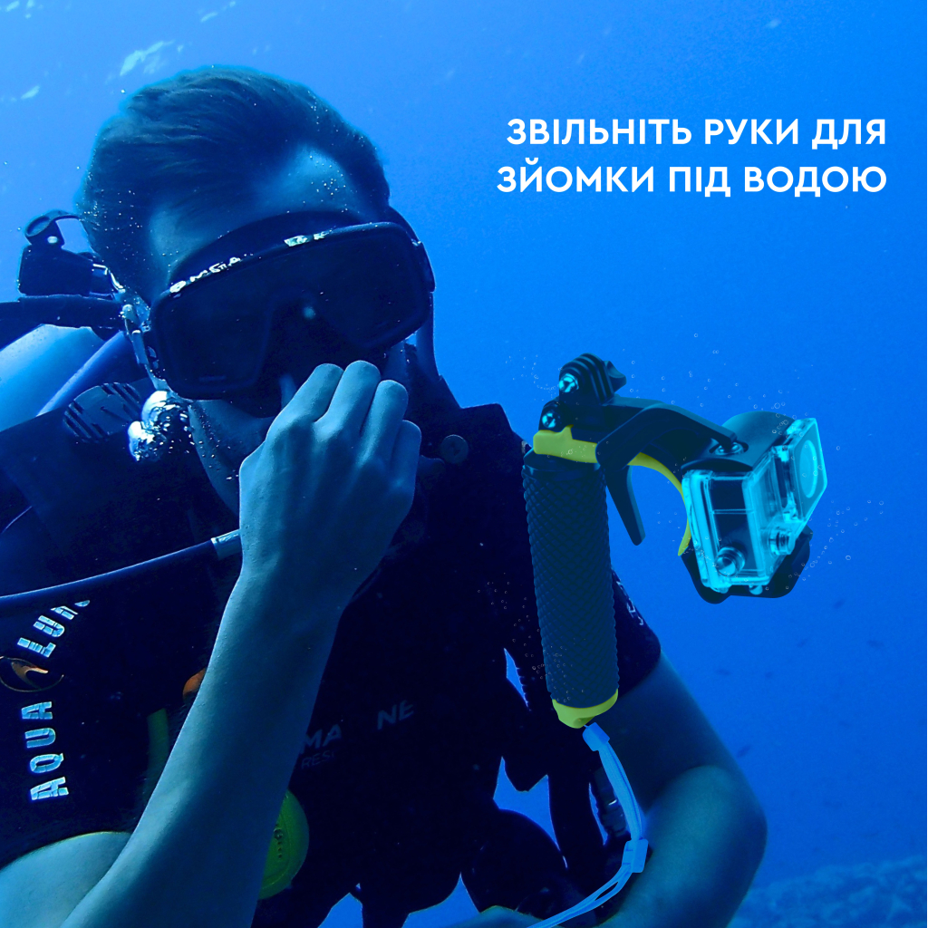 Монопод для селфі AirOn X-263-1 подвійний плаваючий для камери і смартфона (69477915500103) - изображение 8