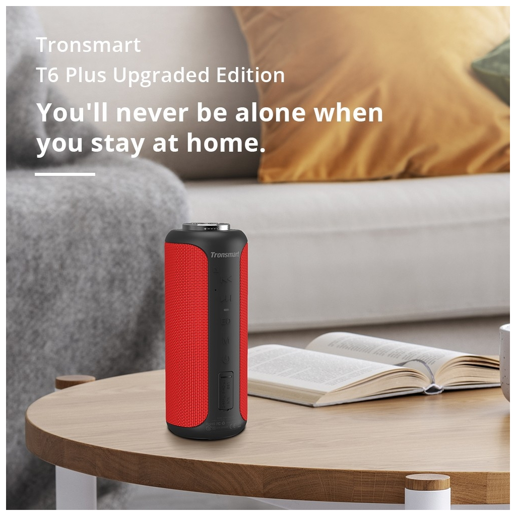 Акустична система Tronsmart T6 Plus Upgraded Edition Red (367786) - зображення 2