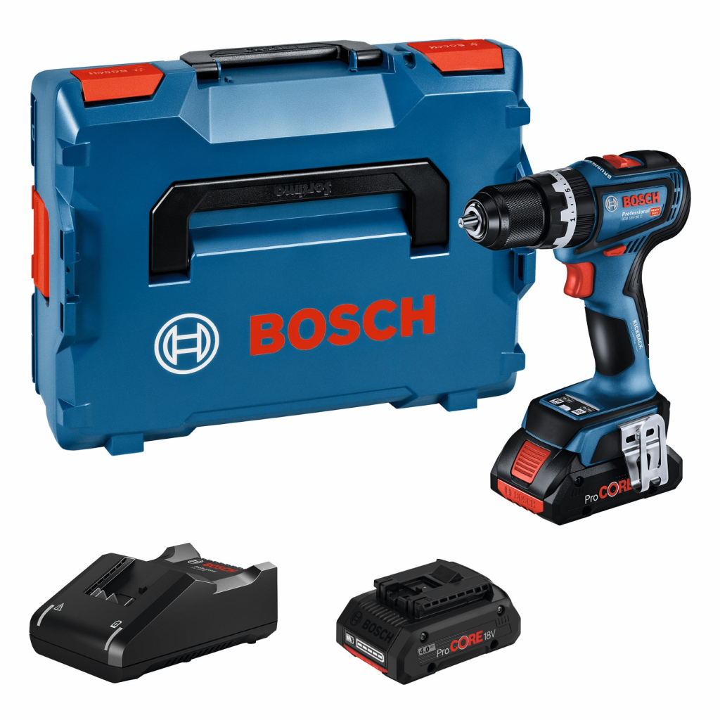 Шуруповерт Bosch GSB 18V-90 C 18В 2х4Агод 3664Нм 0-6300-2100обхв 1.2кг (0.601.9K6.104) - зображення 2