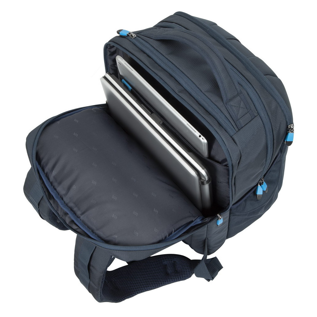 Рюкзак для ноутбука RivaCase 17.3" 7861 Blue - зображення 5