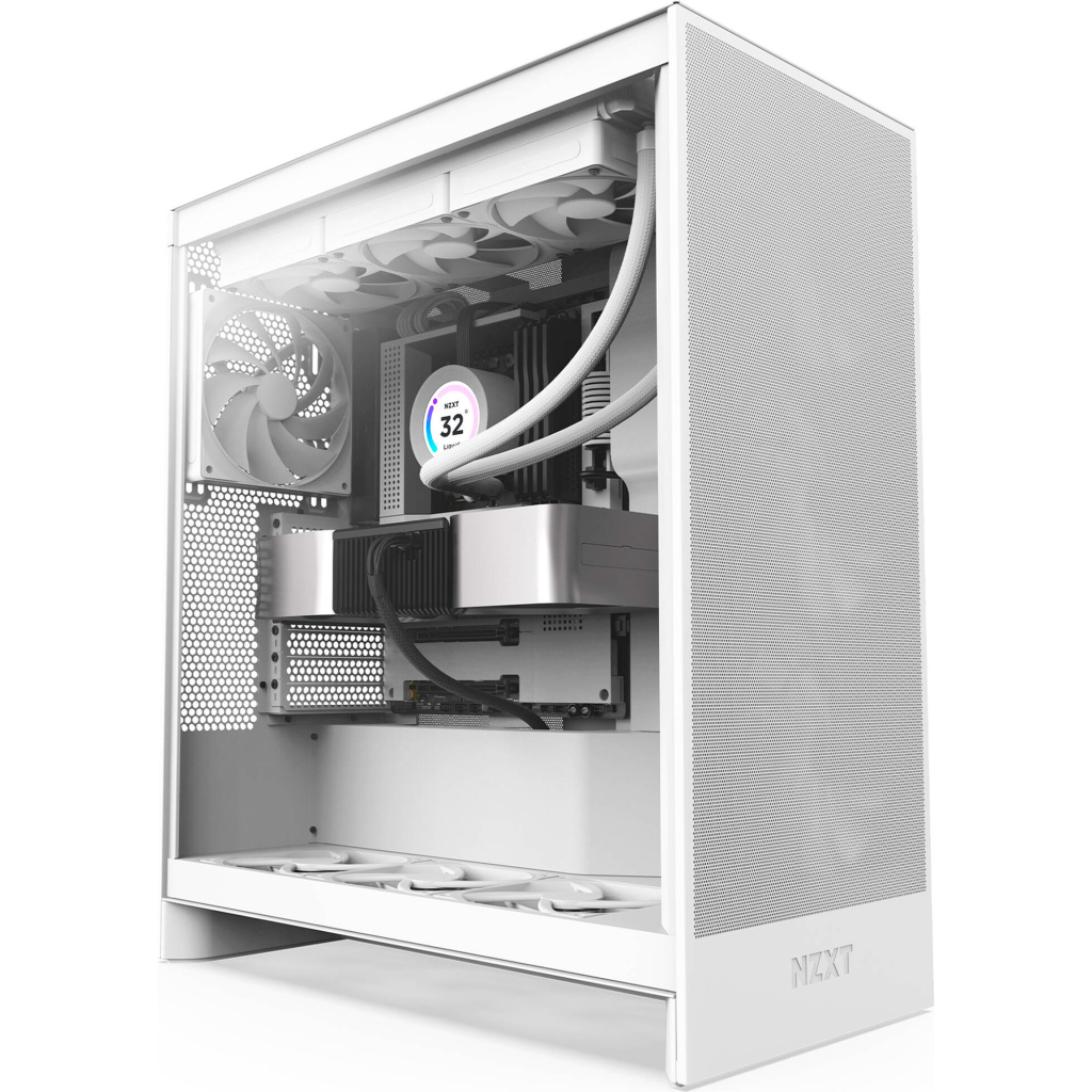 Корпус NZXT H7 Flow All White (CM-H72FW-01) - зображення 8