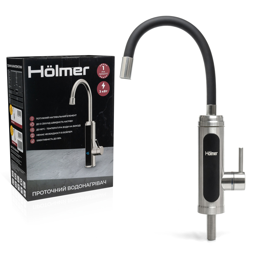 Проточний водонагрівач Hölmer HHW-414FLS - изображение 9