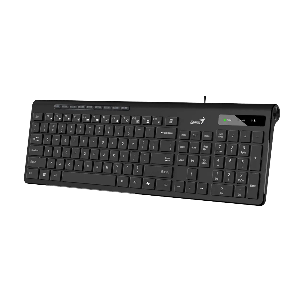 Клавіатура Genius SlimStar 230II USB UA Black (31310048406) - зображення 4