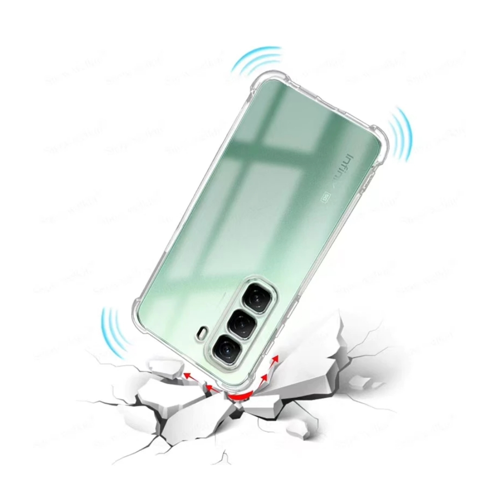 Чохол до мобільного телефона BeCover Anti-Shock Infinix Hot 50 Pro Plus 4G Clear (713498) - зображення 3